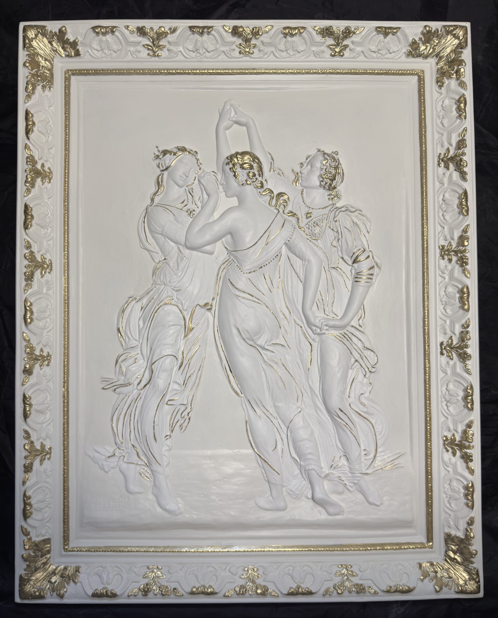 Die drei Grazien weiss gold